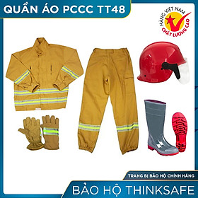 Mua Quần áo PCCC theo thông tư 48 có tem kiểm định PCCCAP-65/Bộ trang phục PCCC theo thông tư 48