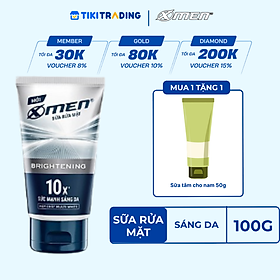 Sữa rửa mặt X-Men 100g Detox/Sáng da/Ngừa mụn/Kiểm soát nhờn/Mát lạnh