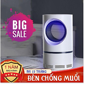 Đèn Bắt Muỗi Và Diệt Côn Trùng Thông Minh, Nhỏ Gọn, Đèn Led Xoay 360, hiệu quả vượt trội  Freeship  Bảo hành 1 đổi 1