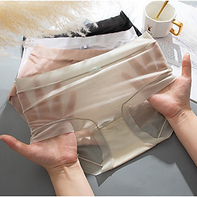 Quần lót nữ đúc su lụa băng siêu nhẹ tàng hình co giãn 4 chiều mềm mại thoáng mát