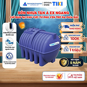 Mua Bồn nước nhựa Tân Á EX Ngang 500L 1000L 1500L 2000L - Hàng chính hãng  bảo hành 5 năm (Chỉ bán tại khu vực miền Bắc)