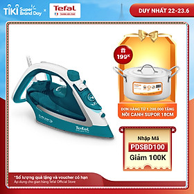 Bàn ủi hơi nước Tefal FV5737E0 2500W - Mặt đế chống dính Durilium AirGlide ủi mọi loại vải - Chống bám cặn và chống nhỏ nước - Xuất xứ từ Pháp - Hàng chính hãng