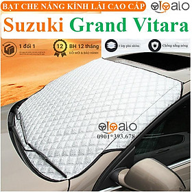 Tấm che nắng kính lái ô tô Suzuki Grand Vitara vải dù 3 lớp cao cấp TKL - OTOALO