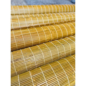 Mua Mành tre cật cạo vỏ bỏ lõi (rộng 1m x cao 3m)che mưa ban cộng  Rèm treo cửa sổ hành lang mái hiên  Màn treo lối đi sơn pu màu vàng