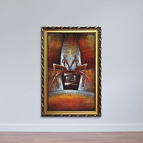 Mua Tranh Sơn Dầu Trừu Tượng Hai Cô Gái Canvas W1143 (Size