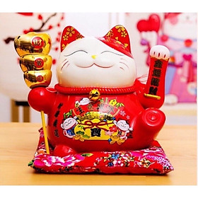 Mua Mèo thần tài  mèo may mắn Kim vận phát tài 10inch-25cm