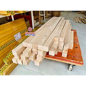 Mua - Thanh gỗ thông vuông 5cm x 5cm x dài 1m2 + láng mịn 4 mặt