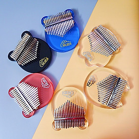 Đàn Kalimba Trong Suốt RABI Đủ Màu Sắc - Tặng Hộp Chống Sốc và Hướng Dẫn Chơi