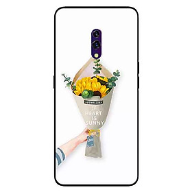 Ốp lưng in cho Realme X Mẫu Bó Hoa Hướng Dương