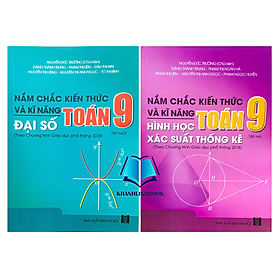 Sách - Combo Nắm chắc kiến thức và kĩ năng Toán 9 - Tập 1 + 2