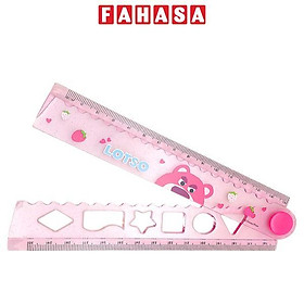 Thước Gập 30 cm Gấu Lotso - Ume DM0346-2T