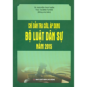 Chỉ Dẫn Tra Cứu, Áp Dụng Bộ Luật Dân Sự Năm 2015