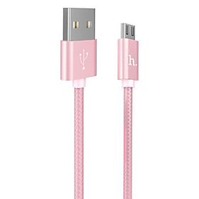Mua Dây Cáp Micro USB Hoco X2 (1m) - Hồng - Hàng Chính Hãng