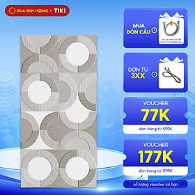 Mua Gạch men ốp tường LUSTRA INCEF0300600016D1 xương gạch Porcelain  độ hút nước dưới 0.5%  hoa văn vòng tròn  hình bán nguyệt độc đáo  kích thước 300mmx600mm  thùng 6 viên - Hàng chính hãng