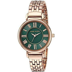 Đồng hồ nữ Anne Klein Women's Bracelet Watch - Rose Gold/Green