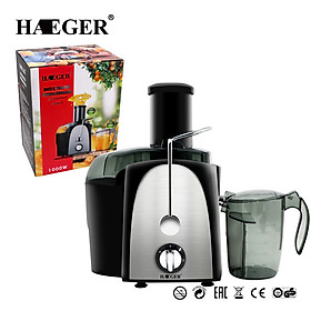 Máy ép trái cây HAEGER 1000W, 2 tốc độ ép được cả hoa quả cứng