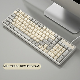 Mua Bàn phím cơ LANGTU GK102 red switch có đèn led RGB với màu sắc phối màu độc lạ dành cho game thủ - HÀNG CHÍNH HÃNG