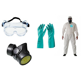Mua COMBO Đồ Bảo Hộ Phun Thuốc Trừ Sâu