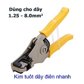 Kìm tuốt dây điện nhanh cho dây từ 1.25 - 8.0mm2