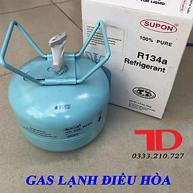 Gas lạnh điều hòa R134 SUPON 3KG, Môi chất lạnh R134