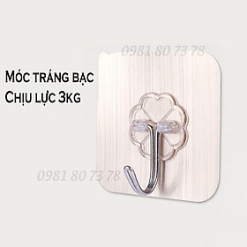Mua Móc dán tường chịu lực  Móc dán chịu lực  Miếng dán siêu dính tráng bạc cao cấp
