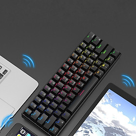 Bàn Phím Cơ mini không dây Bluetooth Ajazz Led RGB - Hàng nhập khẩu