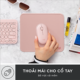 Bàn Di Chuột Logitech | Top bán chạy Lazada Shopee Sendo Tiki 66 Miếng lót chuột Logitech Studio Series - Đế cao su chống trượt, lướt dễ dàng, bề mặt chống đổ tràn, bền bỉ, nhỏ gọn, hiện đại - Hàng Chính Hãng