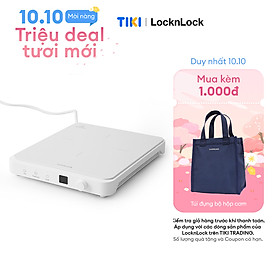 Mua Bếp điện từ Locknlock Slim induction cooker EJI146WHT (1850W) - Hàng chính hãng