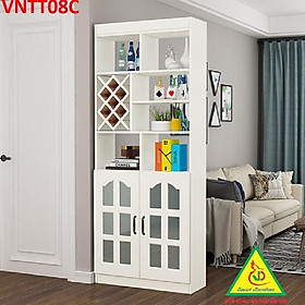 Mua TỦ KỆ TRANG TRÍ KIÊM VÁCH NGĂN VNTT08C - Nội thất lắp ráp Viendong Adv