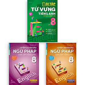 Nơi bán Combo Củng Cố Toàn Diện Từ Vựng Và Ngữ Pháp Tiếng Anh Lớp 8 - Giá Từ -1đ