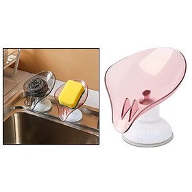 Leaf Shape Soap Dish Holder Container Box for Bathroom