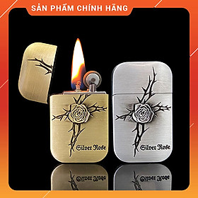 Mua Vỏ Hột Quẹt Bật Lửa Xăng Đá HG05-HH Họa Tiết Hoa Hồng Độc Lạ - Nhiều màu