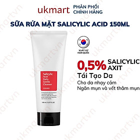 Sữa Rửa Mặt Cosrx Salicylic Acid Daily Gentle Cleanser 150ml