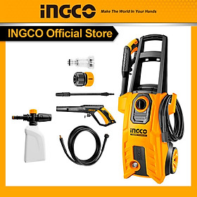 Máy rửa xe tăng áp INGCO HPWR18008 công suất 1800W motor dây đồng.