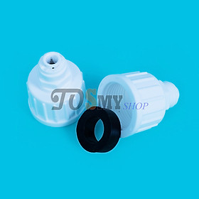 Mua Bộ 2 nối nhanh thẳng ren trong 27 ra dây 10 hoặc 6mm – linh kiện máy lọc nước  phun sương  lắp dàn tưới cây  bể thủy sinh  cá cảnh  bán cạn . .. (Hàng chính hãng)