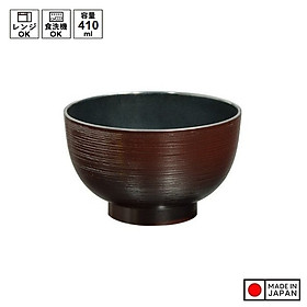 Bát nhựa tròn cao cấp Sensuji Black - Hàng nội địa Nhật Bản (#Made in Japan)