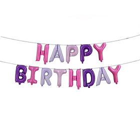 Nơi bán Bong Bóng Trang Trí Sinh Nhật Happy Birthday Nhiều Màu Sắc Cao 40cm - Giá Từ -1đ