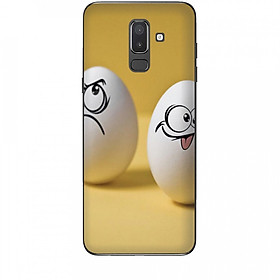 Ốp lưng dành cho điện thoại  SAMSUNG GALAXY J8 2018 Đôi Bạn Trứng Cute