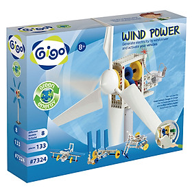 Đồ Chơi Giáo Dục Gigo Toys - Vương Quốc Năng Lượng Gió Ứng Dụng Tuabin Gió Tạo Ra Điện 7324 (133 Mảnh Ghép)