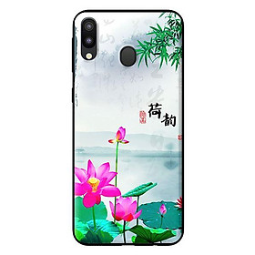 Ốp in cho Samsung Galaxy M20 Sen Hồng - Hàng chính hãng