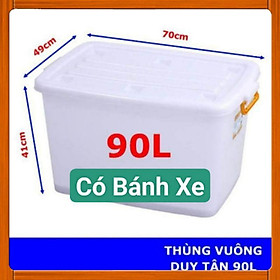 Mua Thùng nhựa có bánh xe 90L