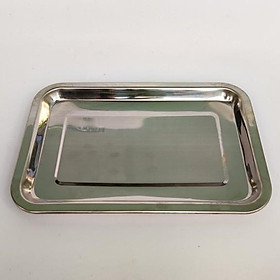 Mua khay inox đựng đồ ăn cao cấp - khay hình chữ nhật