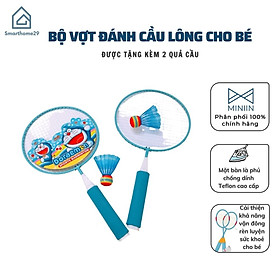 Bộ Vợt Đánh Cầu Lông Cho Bé Thiết Kế Ngộ Nghĩnh - Bộ Môn Rèn Luyện Khả Năng Vận Động - Hàng Loại 1.  Chính Hãng MINIIN