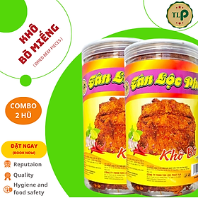 COMBO 2 HŨ THỊT BÒ KHÔ CHẤT LƯỢN TÂN LỘC PHÁT - MỖI HŨ 250G