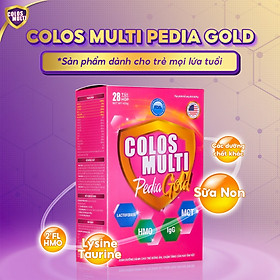 Sữa non Colosmulti Pedia Gold hộp 28 gói x 16g dành cho trẻ biếng ăn