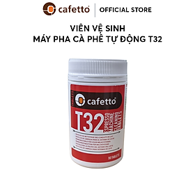 Mua  Hàng chính hãng  Viên vệ sinh máy pha cà phê tự động Cafetto T32 (90 Viên)