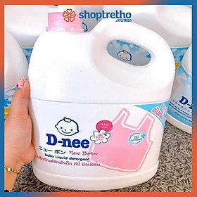 Nước giặt Dnee 3000ml xanh/hồng/trắng - Thái Lan