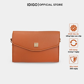 Túi đeo chéo nữ nắp gập dây xích IDIGO FB2-133-31