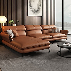 Mua Sofa Góc Bọc Da Sang Trọng Và Tinh Tế HGP  Ghế Sofa Mẫu Mới Nhất (Tặng Bàn Sofa)
