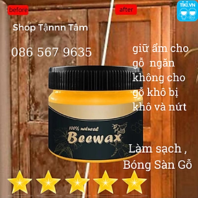 Mua SÁP LAU GỖ SÀN NHÀ  Thương hiệu mới  chất lượng cao  Sáp Ong Đánh Bóng Đồ Gỗ  Sáp Tự Nhiên Làm Bóng Bàn Ghế Gỗ - Tủ Gỗ - Sàn Gỗ Đa Năng